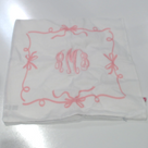 BLOOPER ACCESSORY: Monogrammed Bow Pillow Sham
