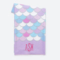 monogrammed kids beach towel in mint mermaid china 2026