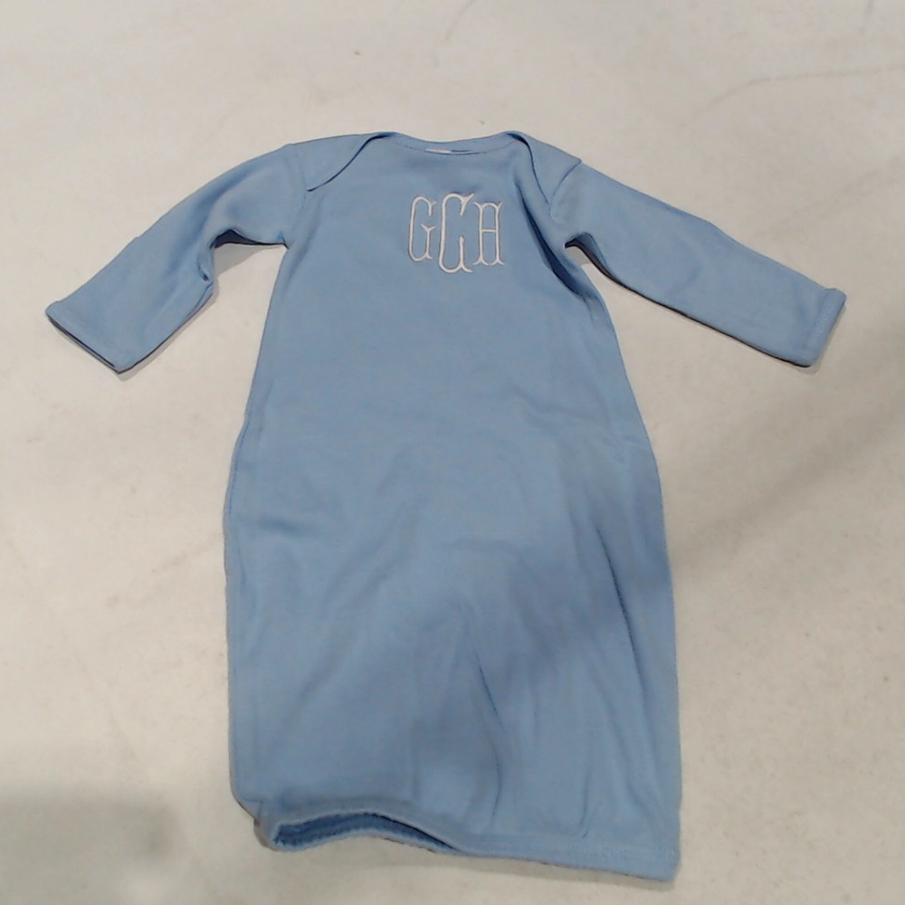 BLOOPER KIDS: Monogrammed Baby Layette Gown