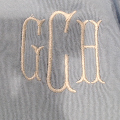 BLOOPER KIDS: Monogrammed Baby Layette Gown