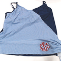 BLOOPER SWIM: Monogrammed Ruched Tankini