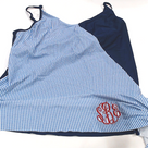 BLOOPER SWIM: Monogrammed Ruched Tankini