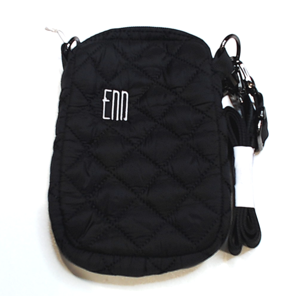 BLOOPER BAG: Monogrammed Quilted Phone Crossbody