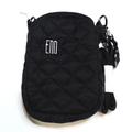 BLOOPER BAG: Monogrammed Quilted Phone Crossbody