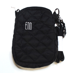 BLOOPER BAG: Monogrammed Quilted Phone Crossbody