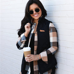 florida gators puffer vest on megan