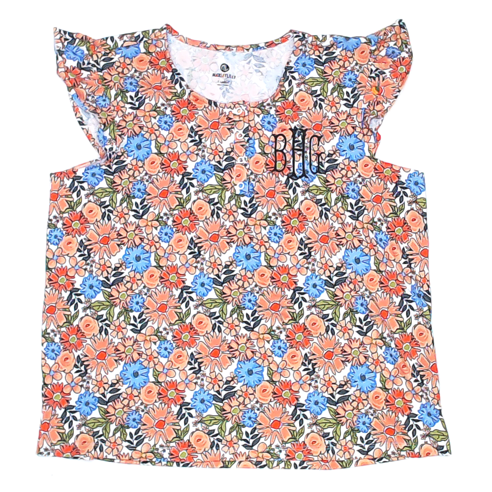 BLOOPER CLOTHING: Monogrammed Ruffle Top