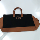 BLOOPER BAG: Monogrammed Upscale Weekender