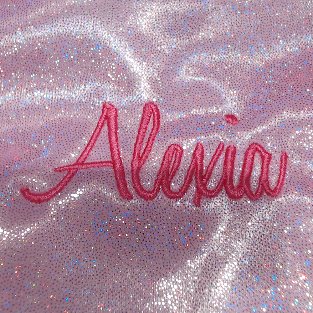 BLOOPER BAG: Monogrammed Shimmer Tote Bag