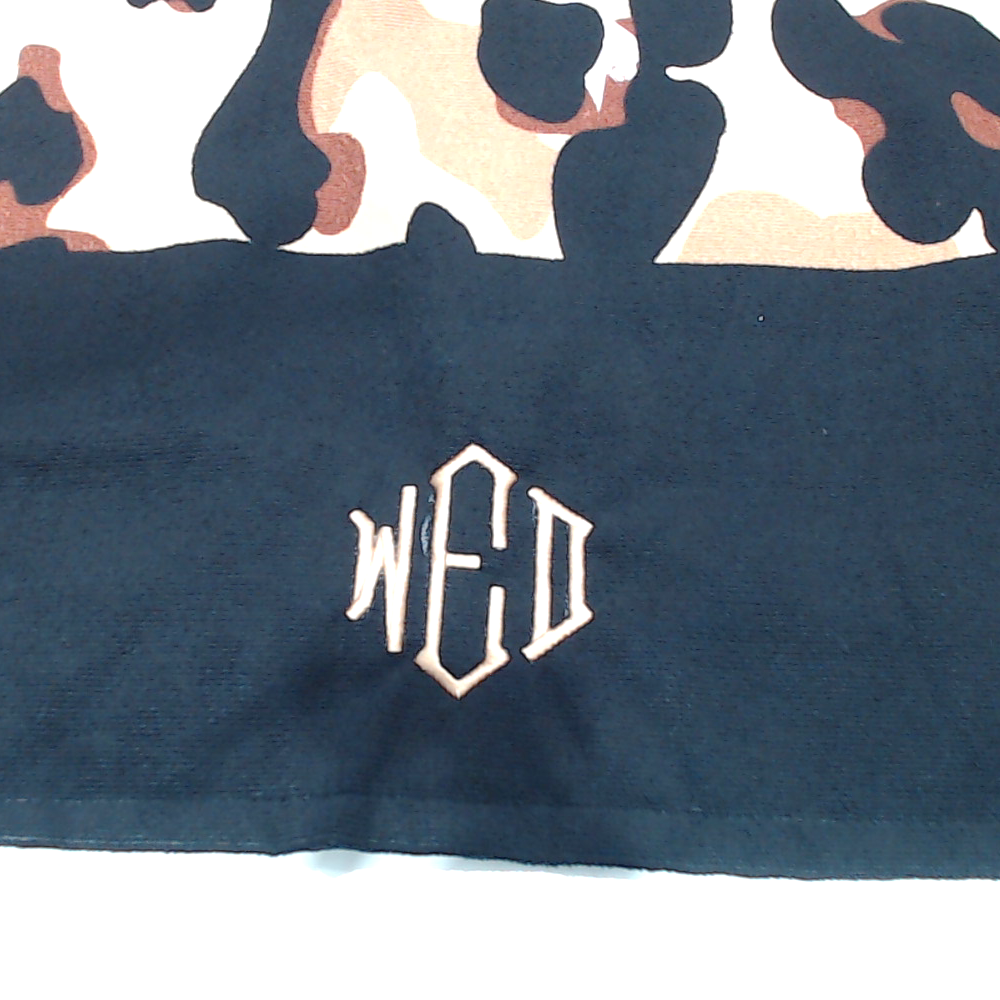 BLOOPER SWIM: Monogrammed Beach Towel