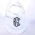 BLOOPER KIDS: Monogrammed Baby Bib