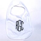 BLOOPER KIDS: Monogrammed Baby Bib