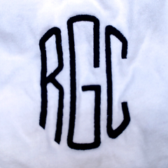 BLOOPER KIDS: Monogrammed Baby Bib
