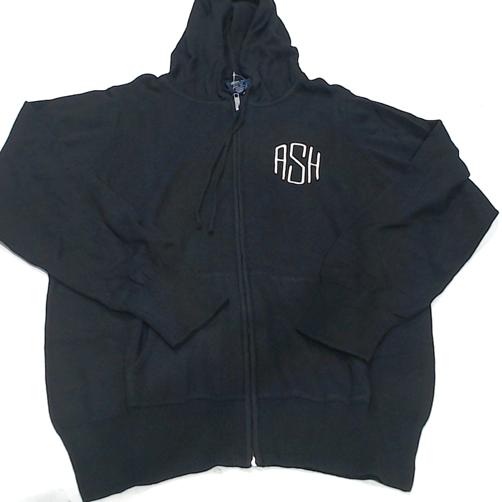 BLOOPER CLOTHING: Monogrammed Knit Sweater Jacket