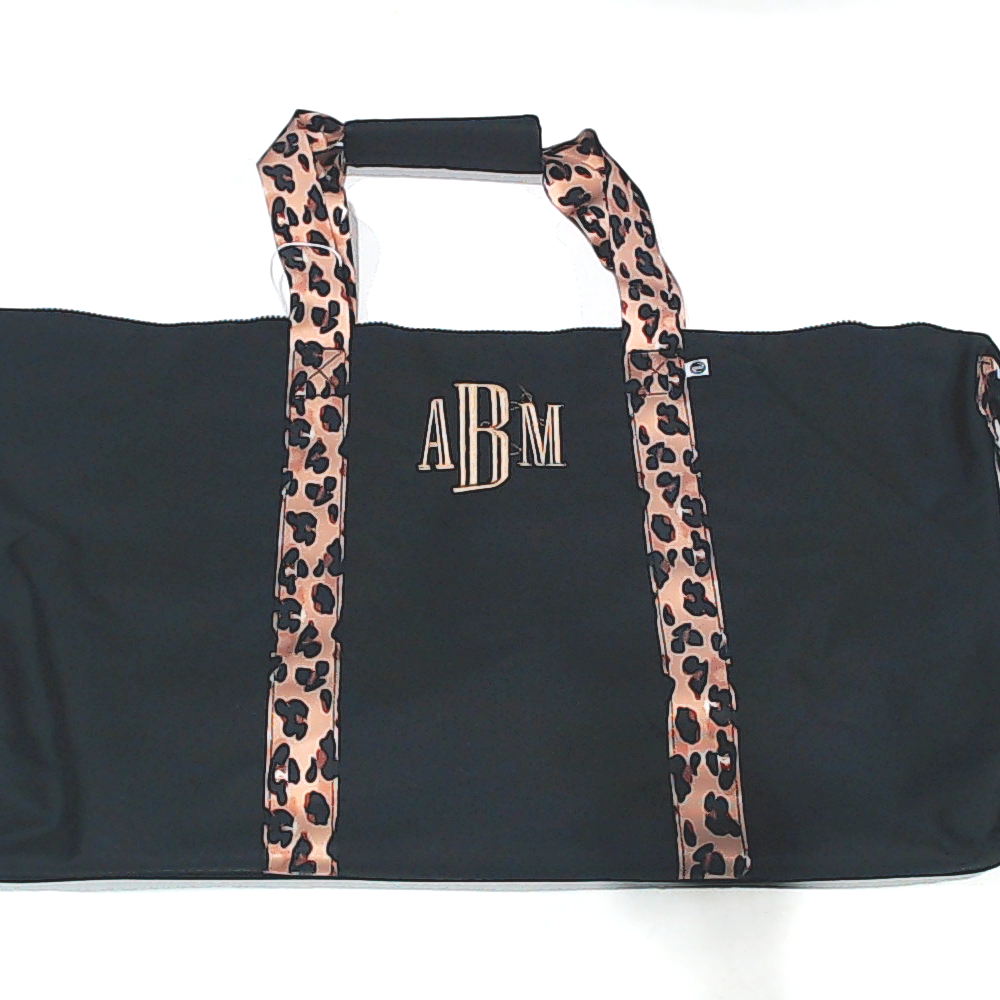 BLOOPER BAG: Monogrammed Weekend Bag