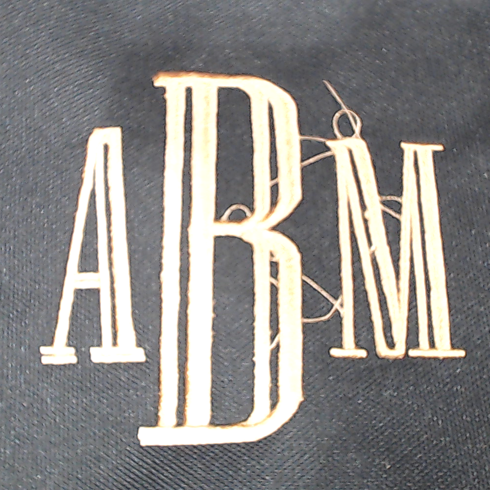 BLOOPER BAG: Monogrammed Weekend Bag