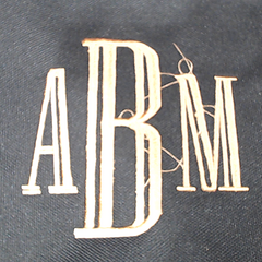 BLOOPER BAG: Monogrammed Weekend Bag