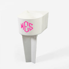 Monogrammed Sand Buddy in White
