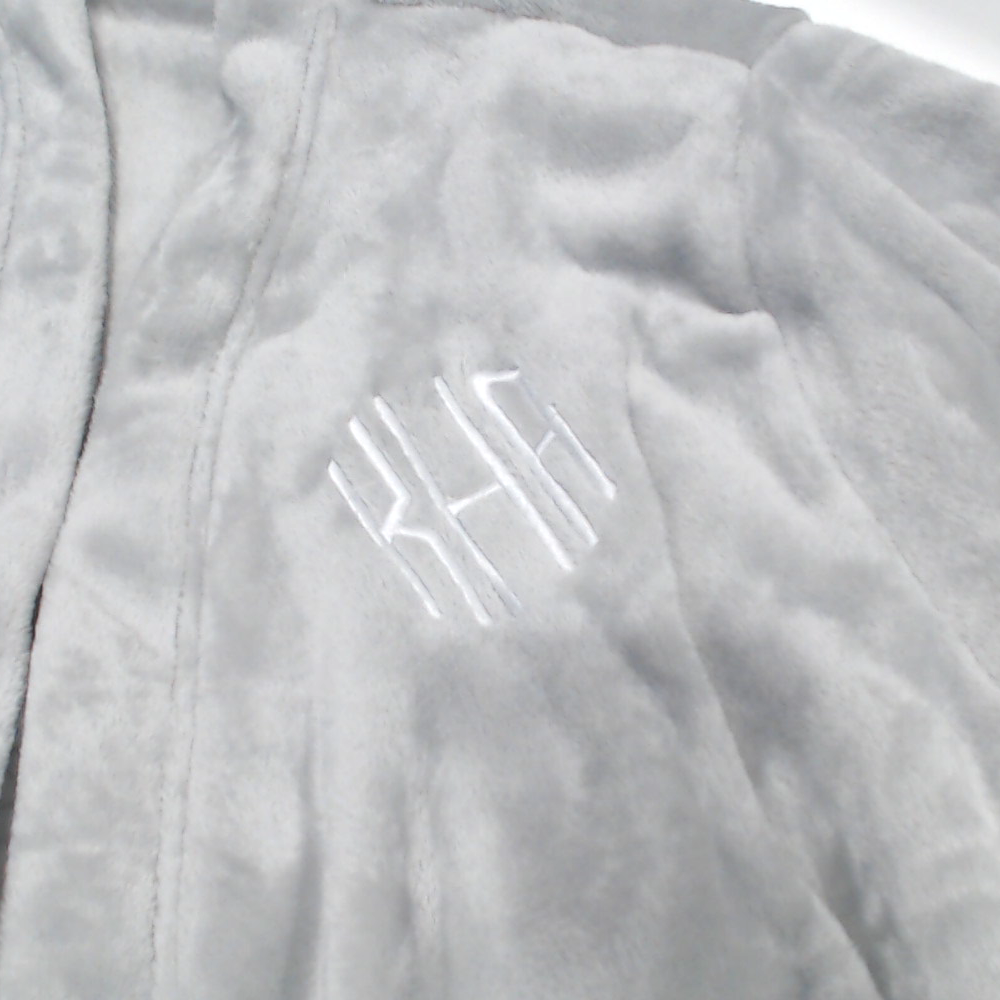 BLOOPER CLOTHING: Monogrammed Full Length Plush Robe