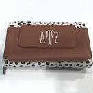 BLOOPER BAG: Monogrammed Phone Wallet Wristlet