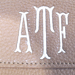 BLOOPER BAG: Monogrammed Phone Wallet Wristlet