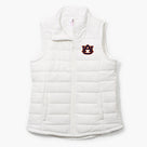 Auburn Tigers Puffer Vest | White