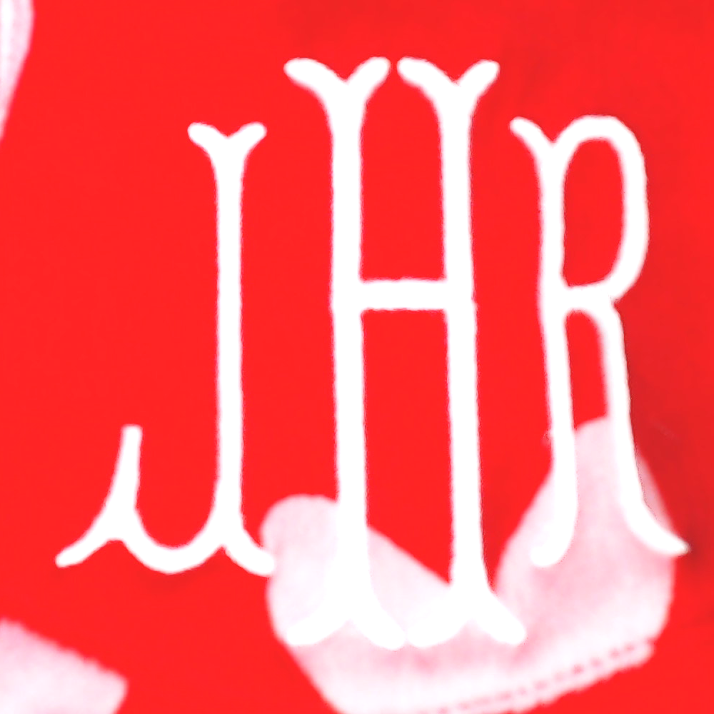 BLOOPER CLOTHING: Monogrammed Softspun Hearts Sweatshirt