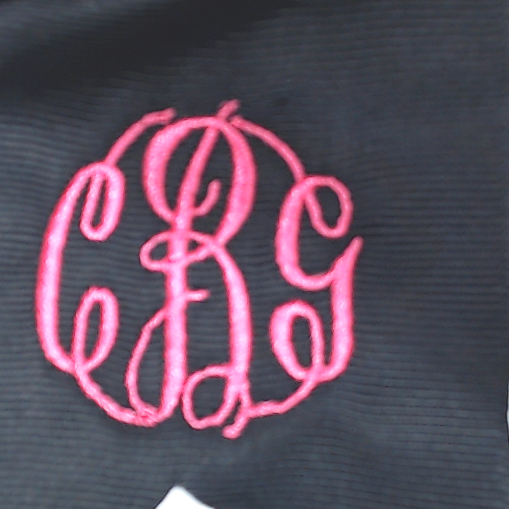 BLOOPER ACCESSORY: Monogrammed Girls Hair Bow