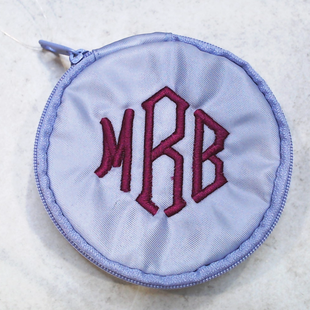 BLOOPER ACCESSORY: Monogrammed Travel Jewelry Case