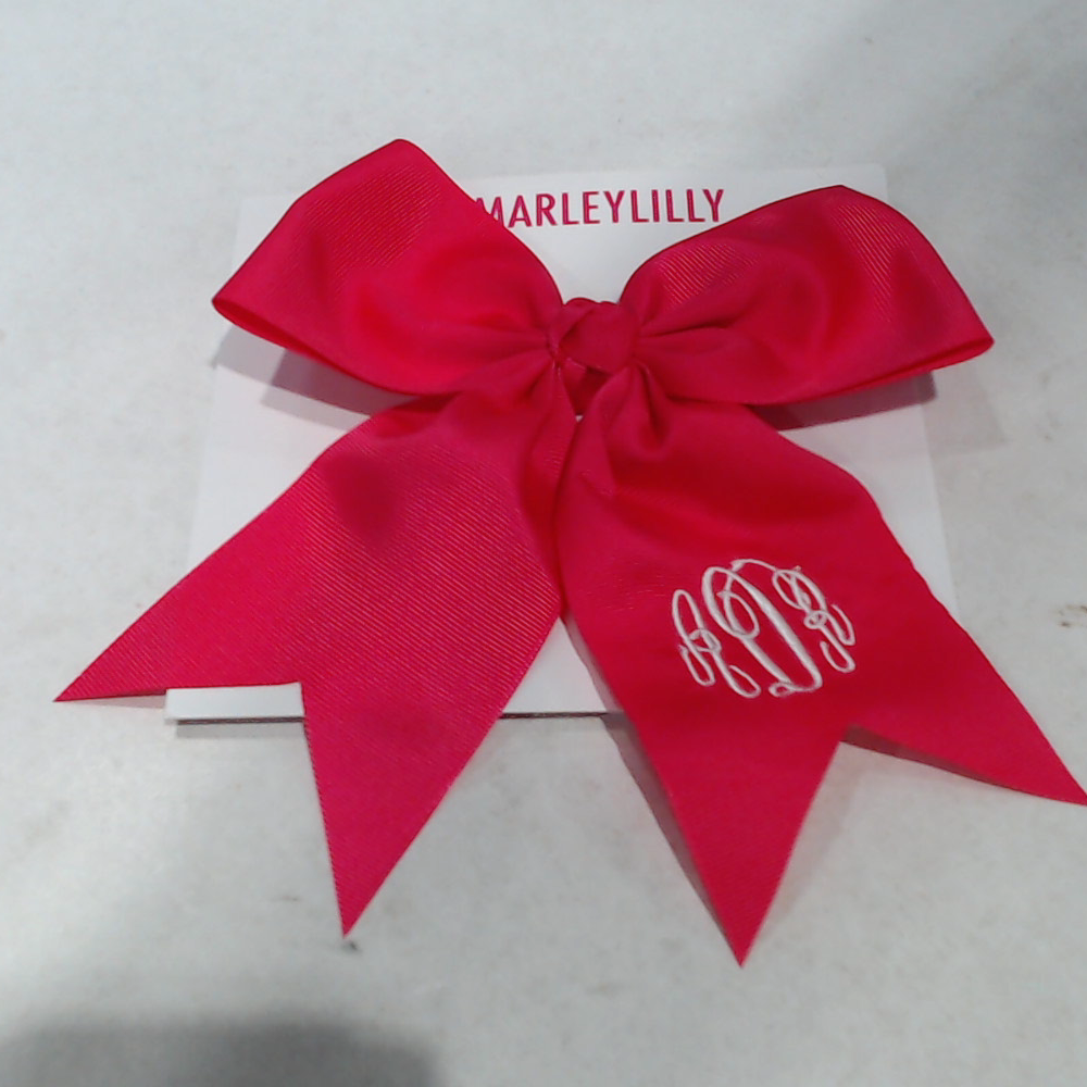 BLOOPER KIDS: Monogrammed Girls Hair Bow