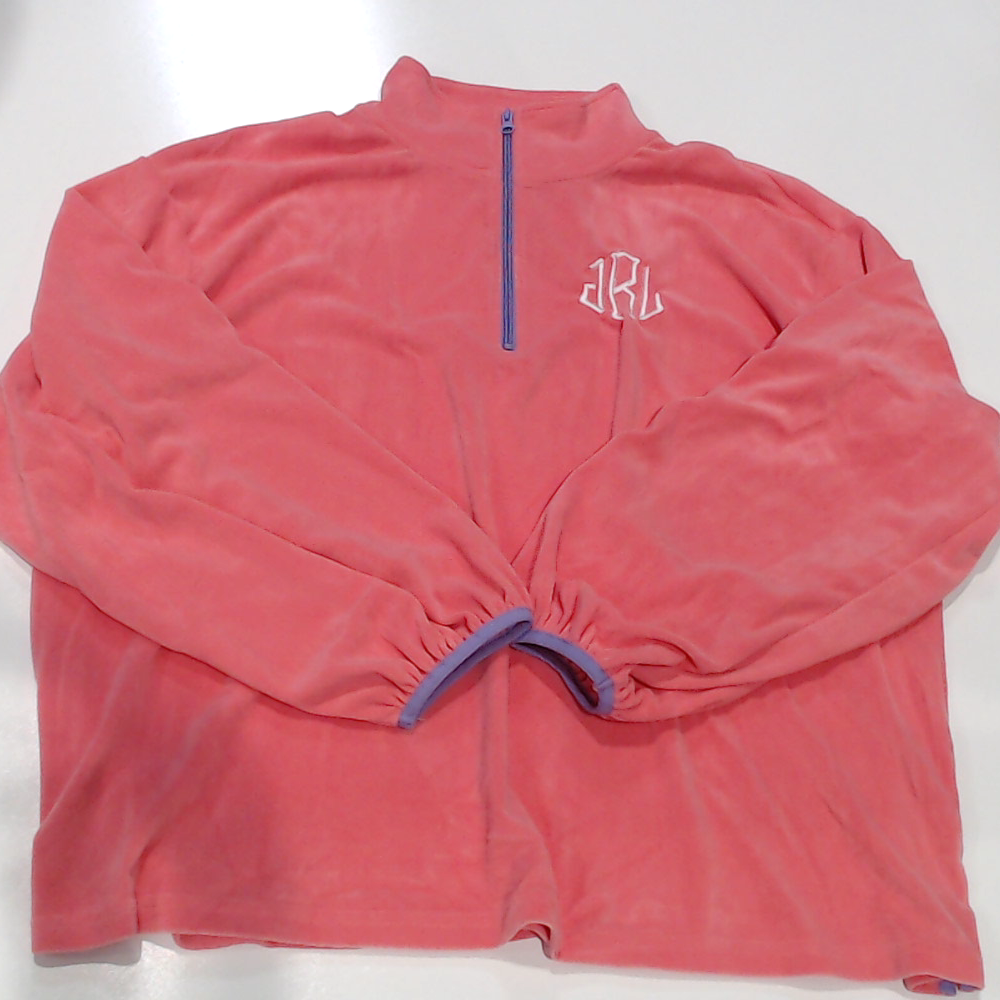 BLOOPER CLOTHING: Monogrammed Puff Sleeve Fleece Pullover
