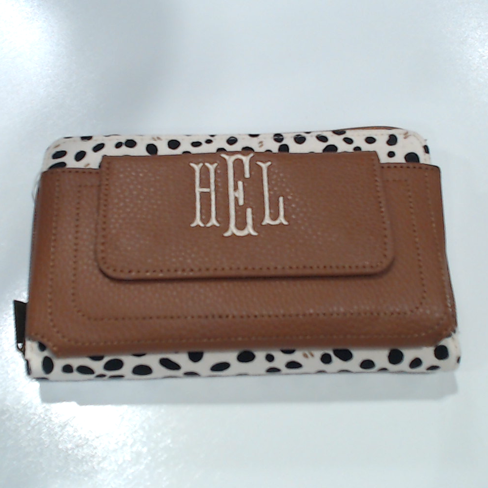 BLOOPER ACCESSORY: Monogrammed Phone Wallet Wristlet