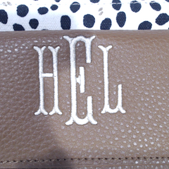 BLOOPER ACCESSORY: Monogrammed Phone Wallet Wristlet