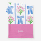 Monogrammed Beach Towel | Ribbon Lattice
