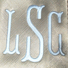 BLOOPER BAG: Monogrammed Clear Ditty Bag