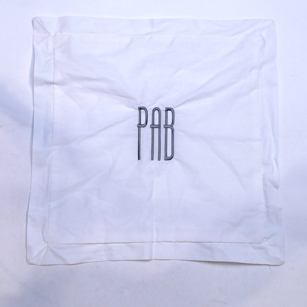 BLOOPER ACCESSORY: Monogrammed Pillow Sham