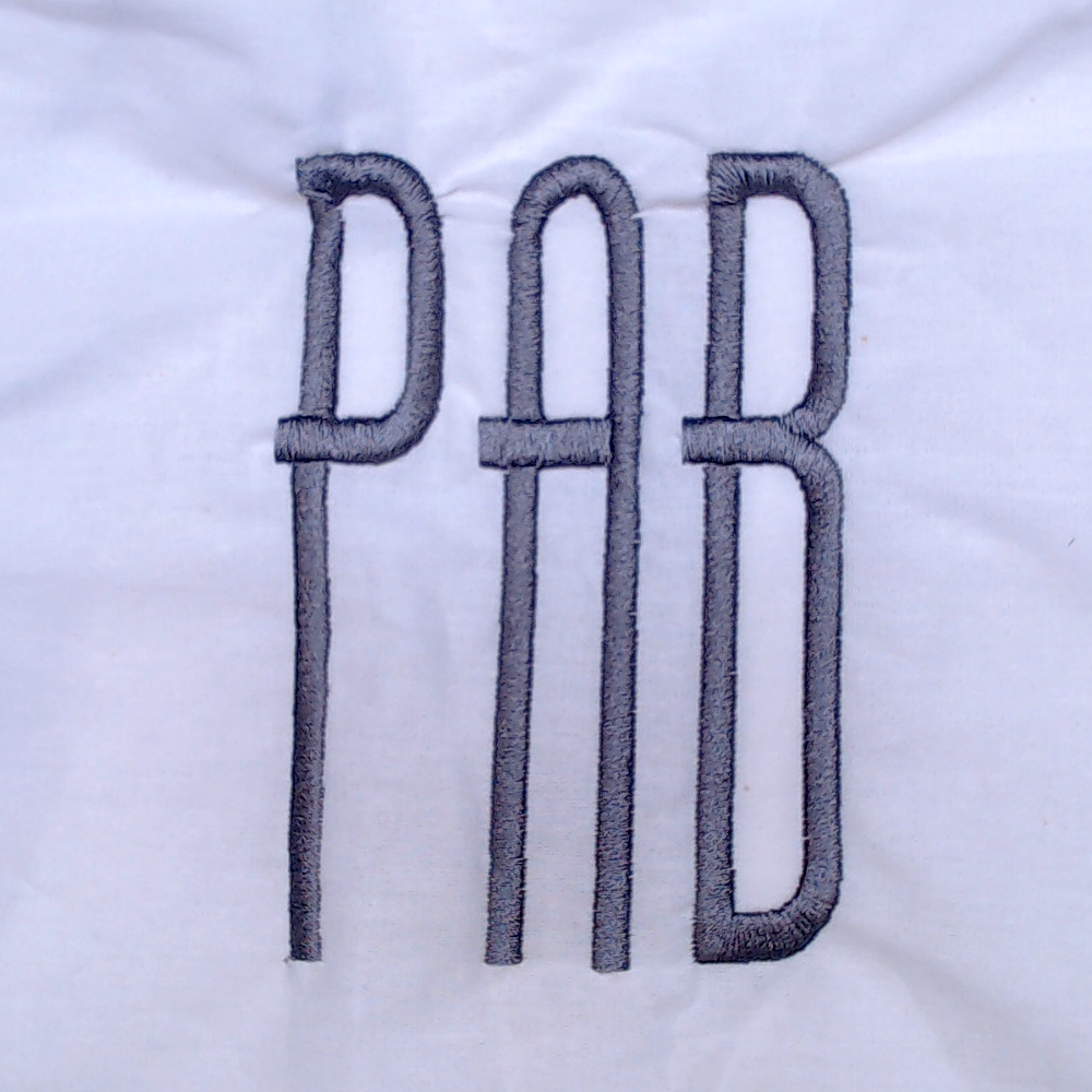 BLOOPER ACCESSORY: Monogrammed Pillow Sham