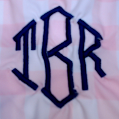 BLOOPER SWIM: Monogrammed Sarong