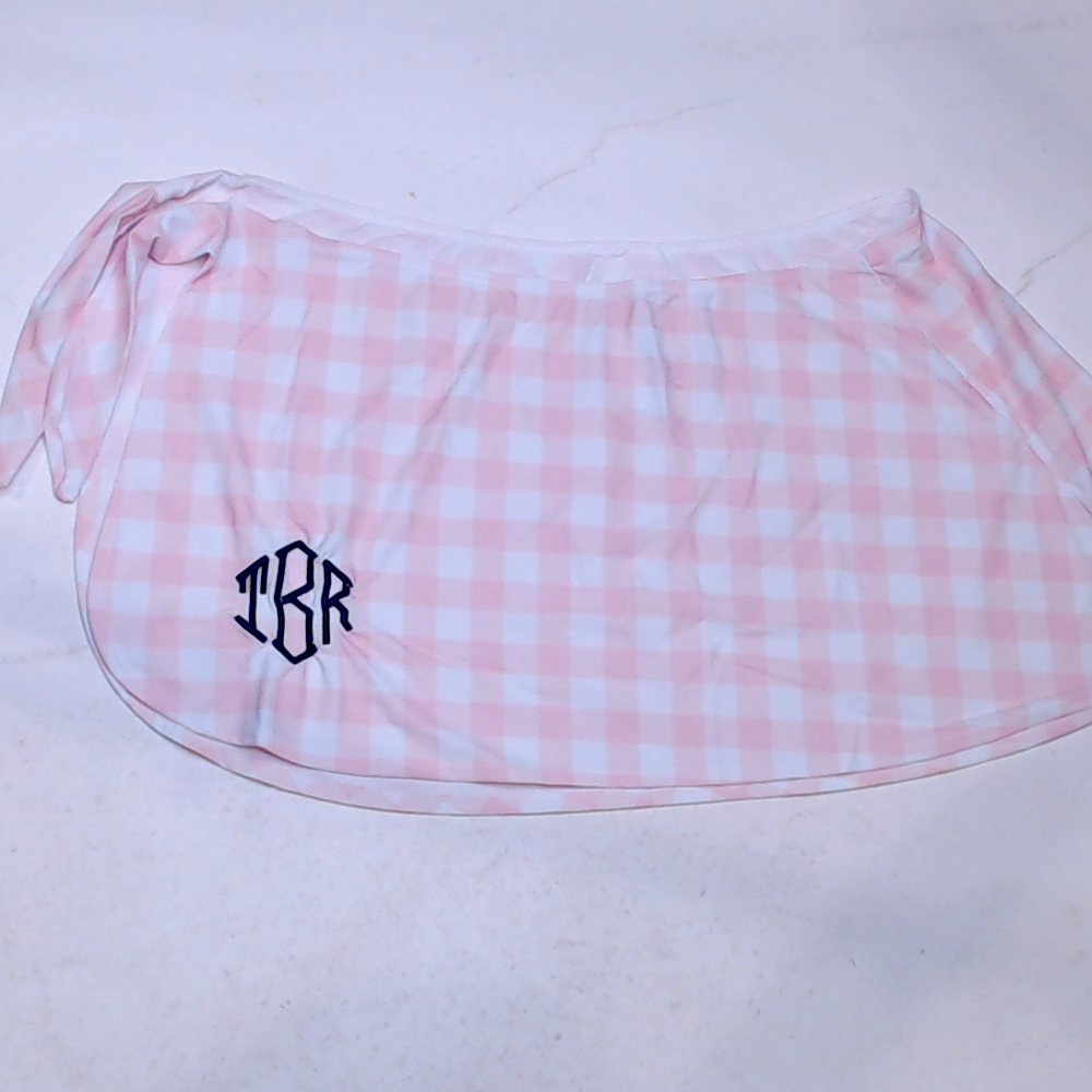 BLOOPER SWIM: Monogrammed Sarong