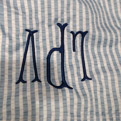 BLOOPER KIDS: Monogrammed Boys Swim Trunks
