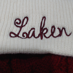 BLOOPER ACCESSORY: Personalized Christmas Stocking