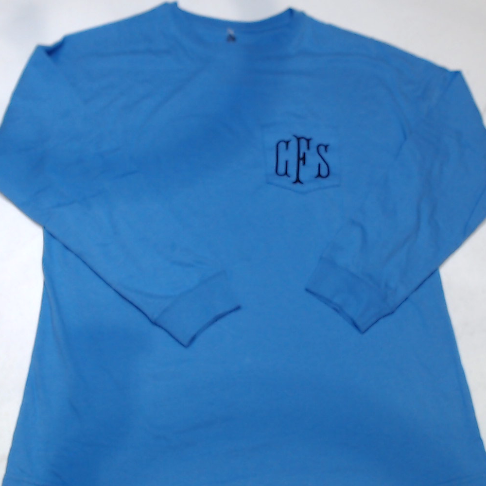 BLOOPER CLOTHING: Monogrammed Long Sleeve Shirt