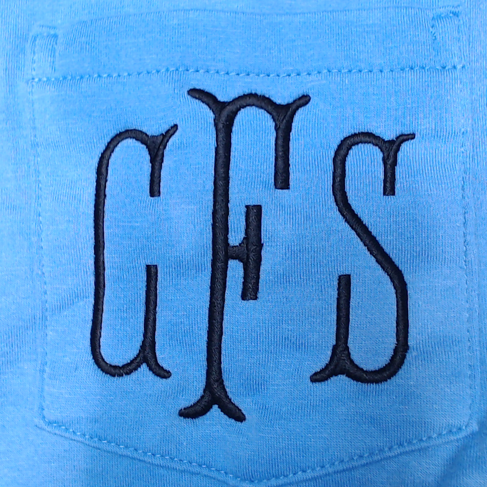 BLOOPER CLOTHING: Monogrammed Long Sleeve Shirt