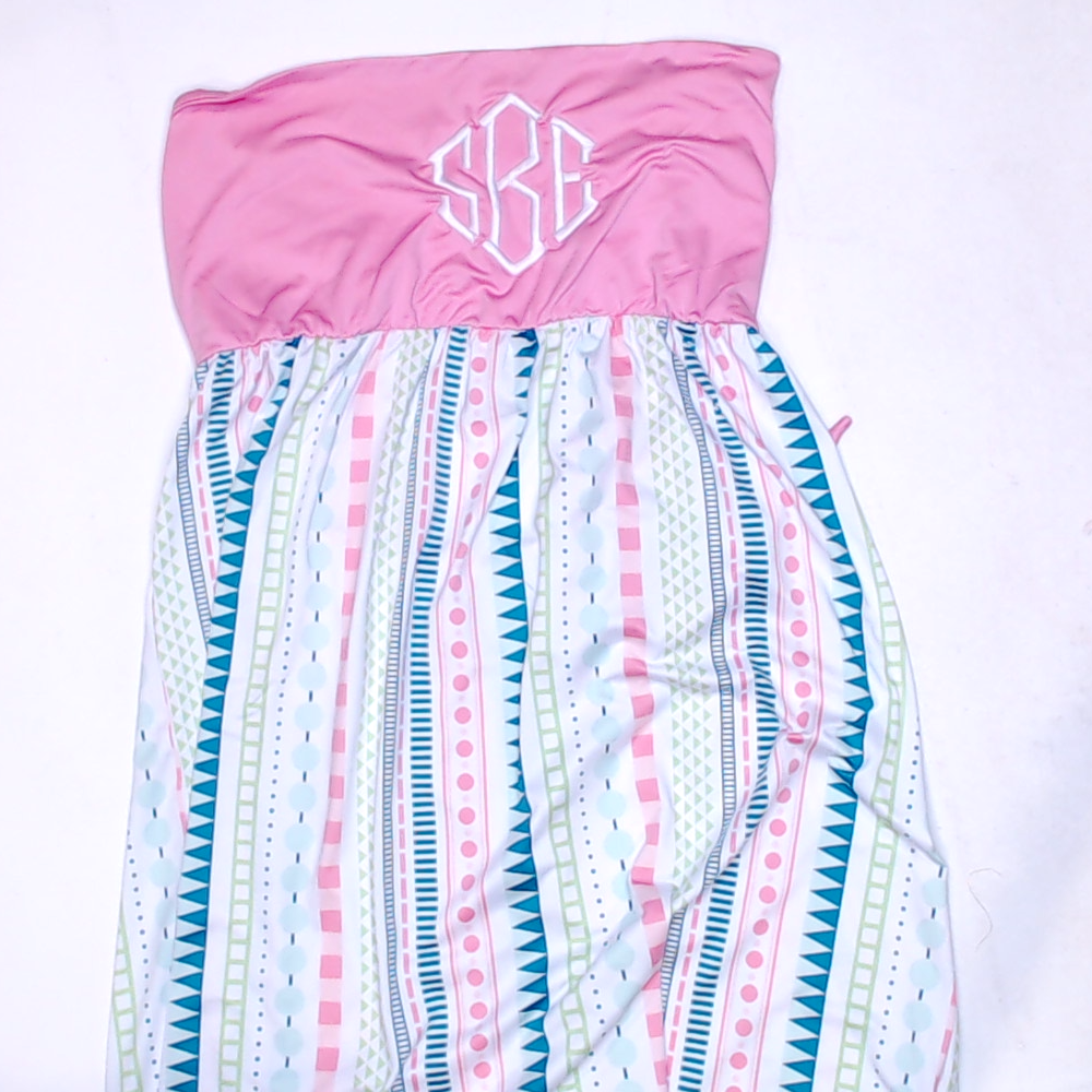 BLOOPER SWIM: Monogrammed Beach Cover Up