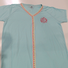 BLOOPER SWIM: Monogrammed Accent Cover Up