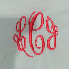 BLOOPER SWIM: Monogrammed Accent Cover Up