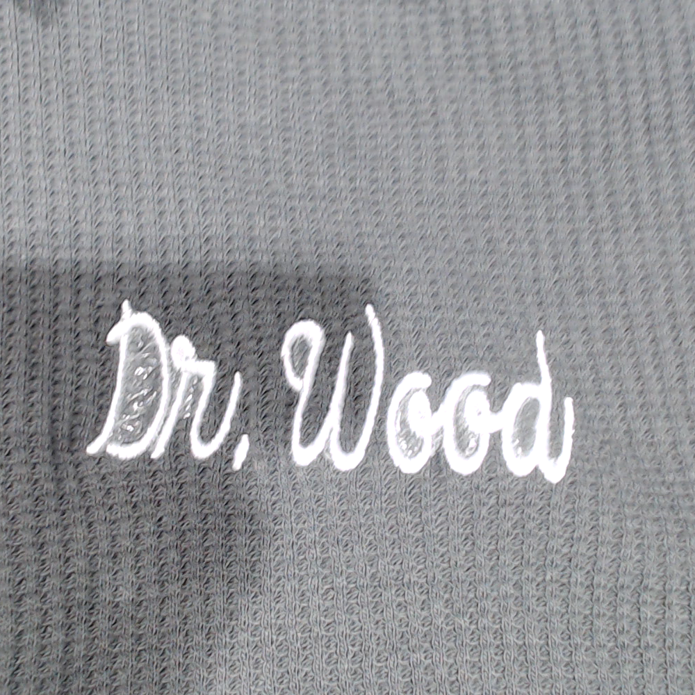BLOOPER CLOTHING: Monogrammed Lightweight Waffle Quarter Zip Pullover