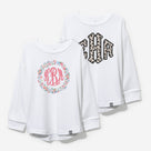 Personalized Kids Long Sleeve Shirt | White
