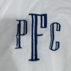 BLOOPER CLOTHING: Monogrammed Scalloped Robe