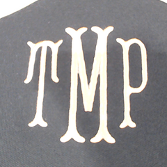 BLOOPER BAG: Monogrammed Wavy Top Tote